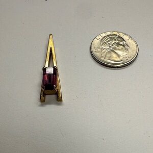 AVON Vintage Gold and Purple Pendant